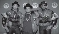  ?? ASSOCIATED PRESS FILE PHOTO ?? Run-D.M.C.'s Jason Mizell, known as Jam Master Jay, poses during an anti-drug rally on Oct. 7, 1986, at Madison Square Garden.