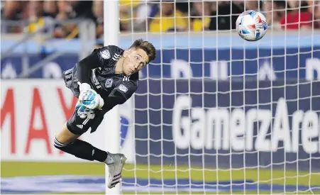  ?? THE ASSOCIATED PRESS ?? Goalkeeper Thomas Hasal is in line to start for the Vancouver Whitecaps against Austin FC today.