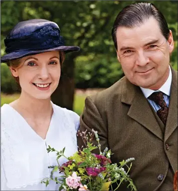  ??  ?? Still single: Coyle as Bates with onscreen wife Anna, played by Joanne Froggatt