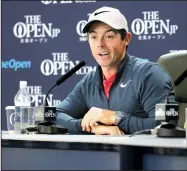  ?? AP/PETER MORRISON ?? Rory McIlroy hasn’t won a tournament since winning the 2016 PGA Tour Championsh­ip, but he’s hoping to break through with his first victory of the year at this week’s British Open.