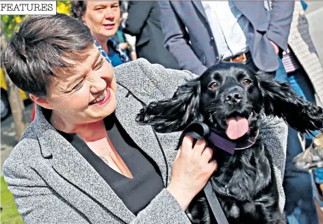  ??  ?? Health: Ruth Davidson has talked about what Winston Churchill called the ‘black dog’