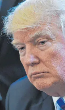  ?? FOTO: AFP ?? Holpriger Start: US-Präsident Donald Trump.
