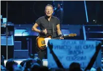  ?? CHRIS O’MEARA — THE ASSOCIATED PRESS FILE ?? Singer Bruce Springstee­n and the E Street Band perform during their tour on Feb. 1 at Amalie Arena in Tampa, Fla.