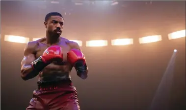  ?? PHOTOS COURTESY OF METRO-GOLDWYN-MAYER PICTURES INC. ?? “Creed III” director Michael B. Jordan stars as Adonis Creed in the movie, which is in theaters.