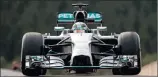  ?? Picture: AP ?? RARING TO GO: Mercedes driver Lewis Hamilton of Britain during practice at the Spa-Francorcha­mps circuit in Belgium. The Belgian Formula One Grand Prix takes place at 1.45pm today, and can be seen on SuperSport­6.