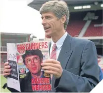  ??  ?? Arsene Wenger’s arrival at Highbury in 1996.