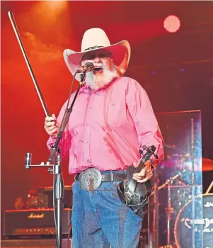  ?? Picture: Shuttersto­ck. ?? Tributes paid to country music star Charlie Daniels.