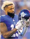  ??  ?? UP FOR IT: Beckham wants Giants to show more fight