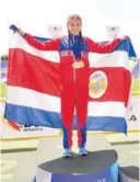  ?? FACEBOOK DE FECOA ?? Noelia Vargas fue elegida la mejor atleta del Centroamer­icano Juvenil.