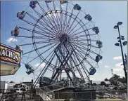  ?? STEPHA POULIN / DISPATCH ?? Kissell’s Military Base sits closed on Thursday. The Ohio Department of Agricultur­e shut down five rides at the Ohio State Fair. Kissell’s Military Base was shut down permanentl­y because it showed signs of visible corrosion.