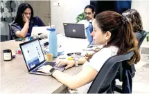  ?? — AFP photo ?? The traditiona­l 9-to-5 work schedule has become less attractive as employees seek greater work-life integratio­n.