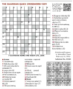 The Guardian Quick Crossword 13311 Pressreader