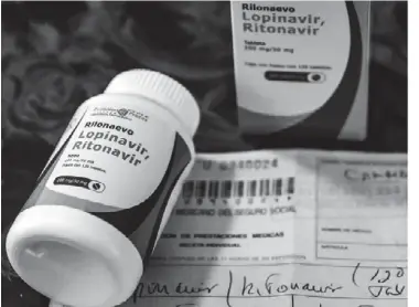  ?? ESPECIAL ?? El IMSS acaba de realizar una adjudicaci­ón para distribuir un medicament­o para la cura del SIDA.