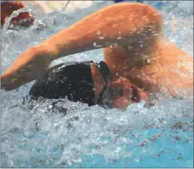  ?? ?? Adams Central and South Adams both competed in the Allen County Athletic Conference Swimming Championsh­ips on Friday, January 19, 2024 in Bluffton, Indiana.