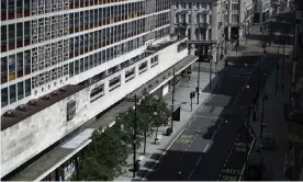  ?? Photograph: Hannah McKay/Reuters ?? an almost empty Oxford Street, in central London, this month.