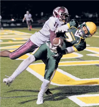  ?? | BRIAN O’MAHONEY/FOR SUN-TIMES MEDIA ?? Stevenson receiver Cameron Green just received an offer from Illinois, joining an offer from Toledo.