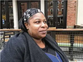  ?? MARK GILLISPIE / AP ?? Samaria Rice, whose 12-year-old son, Tamir Rice, was killed by a white police officer in 2014, in Cleveland on Nov. 16, 2016. Rice and others are demanding answers from Akron police after a Black youth was shot while carrying a fake gun on April 1.