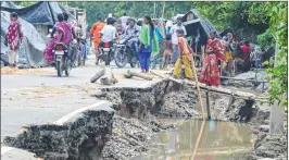  ?? AFP ?? Nearly one crore people have been affected in Bihar