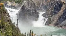  ?? The Canadian Press ?? Virginia Falls in the Nahanni National Park Reserve is shown in photo.