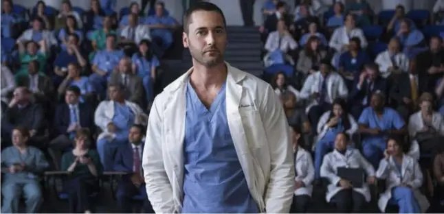  ?? Francisco Roman/NBC ?? Ryan Eggold als Max Goodwin, de wilde weldoener van het New Amsterdam-ziekenhuis.