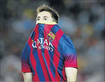  ??  ?? NO PLACE TO HIDE: Barcelona’s Lionel Messi, rated the world’s best footballer by most pundits, has a cloud over his head as a result of allegation­s of tax evasion, which have landed the player and his father in court. They face a judge in a Spanish...