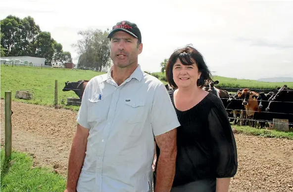  ??  ?? Peter and Louise Butler have worked for 2016 Ahuwhenua Trophy finalists, the Tewi Trust, for 18 years.