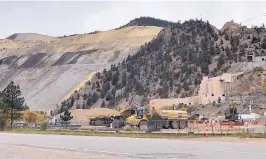  ??  ?? The Chevron molybdenum mine near Questa closed in 2014, taking with it about 265 jobs. Remediatio­n efforts at the site are expected to go on for decades and Chevron is working with the village to help its economic recovery.