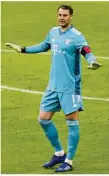  ?? Foto: Lukas Barth ?? Manuel Neuer als Fels in der Brandung.