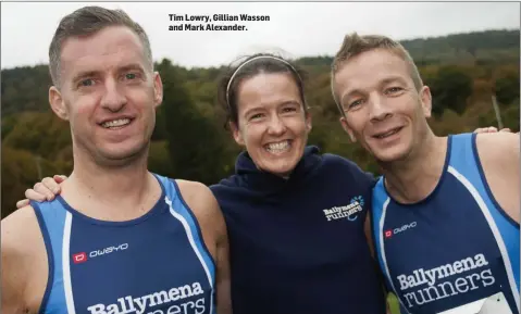  ??  ?? Tim Lowry, Gillian Wasson and Mark Alexander.