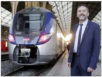  ?? (Photo Franck Fernandes) ?? Philippe Serre, directeur délégué Côte d’Azur de SNCF Mobilités.