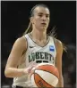  ?? JOHN LOCHER — AP ?? The New York Liberty and Sabrina Ionescu are in a must-win situation today against the Las Vegas Aces.