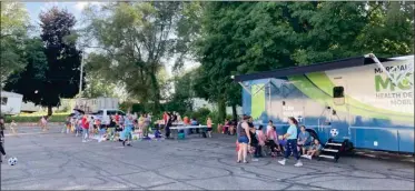  ?? PILOT NEWS GROUP PHOTO/JAMES MASTER ?? Until Thursday, the children of Northgate Mobile Home Park are able to play games, enjoy fun activities, receive free books, as well as other activities due to the Summer Fun Reading Program offered by the UWF.