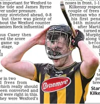  ?? ?? Star in stripes: Kilkenny’s Billy Drennan