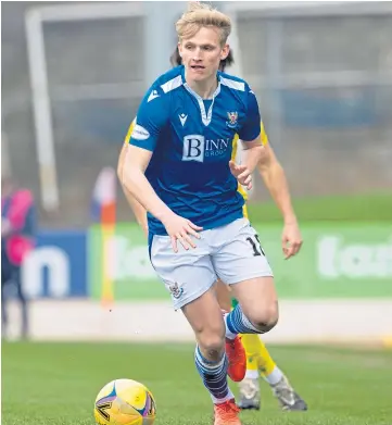  ??  ?? BUSY SEASON: Young St Johnstone midfielder Ali Mccann could be in line for a rest.