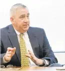  ?? JOSHUA MCKERROW/CAPITAL GAZETTE ?? Superinten­dent George Arlotto recommende­d an increase of $52.3 million for the budget at the Board of Education meeting.