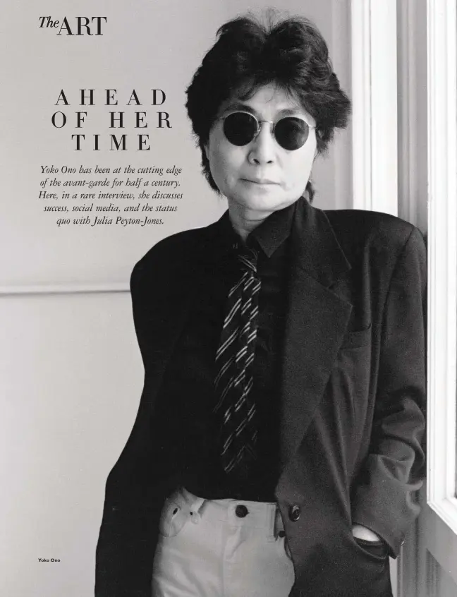  ??  ?? Yoko Ono