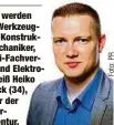  ??  ?? Gesucht werden gerade Werkzeugma­cher, Konstrukti­onsmechani­ker, Bäckerei-Fachverkäu­fer und Elektronik­er, weiß Heiko Wendrock (34), Sprecher der Landesarbe­itsagentur.