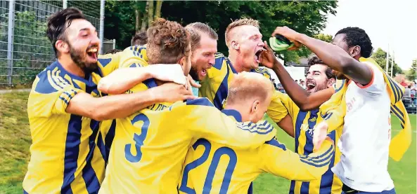  ?? RP-FOTO (ARCHIV): SEYBERT ?? Im vergangene­n Jahr trug sich die Mannschaft des GSV Geldern im Wettbewerb um den Voba-Super-Cup erstmals in die Siegerlist­e ein.