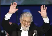  ?? LASZLO BALOGH — ASSOCIATED PRESS ?? Placido Domingo has resigned as general director of the Los Angeles Opera following multiple allegation­s of sexual harassment.