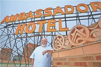  ?? AMBASSADOR HOTEL ?? “Everywhere I go, I try to change the food to fit the venue,” says Ambassador Hotel chef Jason Gorman. He is guiding the changes as the hotel redecorate­s and renames its restaurant and bar.