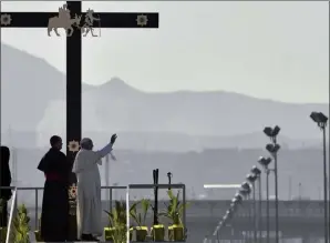  ??  ?? Un momento de la visita del Papa a Ciudad Juárez, México en el 2016