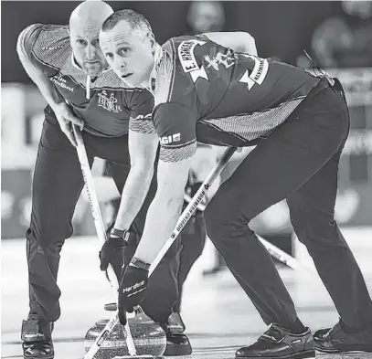  ?? MICHAEL BURNS/CURLING CANADA ?? Veteran curler E.J. Harnden was announced as a member of Team Gushue on Wednesday afternoon.