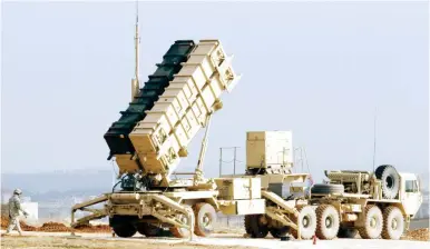 ??  ?? A Patriot missile of the Royal Saudi Air Defense Forces is shown in this file photo. (SPA)