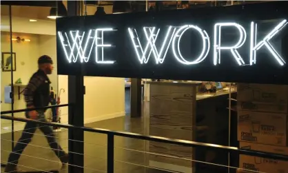  ?? Photograph: Mandel Ngan/ AFP/Getty Images ?? The co-working space provider WeWork is the biggest occupier of office space in London after the government.