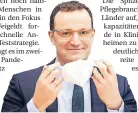  ?? FOTO: IMAGO IMAGES ?? Jens Spahn informiert­e über die Corona-lage.