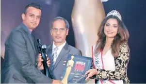  ??  ?? The award was given to NexTourism and received by its Director, Saurabh S. Sanghavi