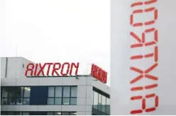  ??  ?? FRANKFURT: Germany’s economy ministry says it has withdrawn its approval for Chinese Grand Chip Investment’s 670-million-euro purchase of Aixtron, citing security concerns. —AFP
