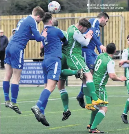  ?? John Driscoll ?? Skem in action against Charnock Richard last season