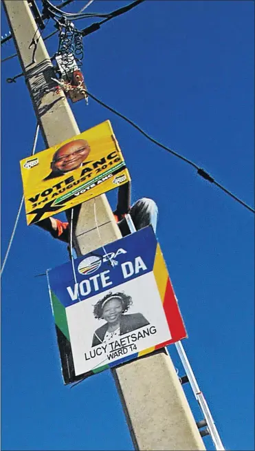  ?? PHOTO: LUCAS LEDWABA ?? MAKE YOUR MARK: It is simply not true that your vote doesn’t count as the outcome of a municipal election often comes down to just a handful of votes, says the writer