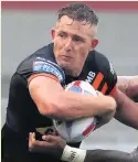  ??  ?? HAT-TRICK Castleford star Greg Eden